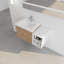 Meuble-lavabo à fermeture en douceur avec lavabo
