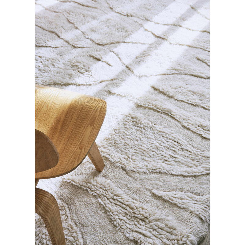 Africa Handmade Wool Area Rug, Rectangle 6'7" x 9'10"