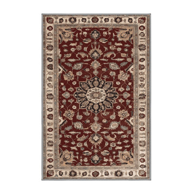 Tapis persan gris lavable à la machine