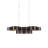 Grand Lotus 6 - Light Wrought Iron Dimmable Geometric Chandelier-63992215