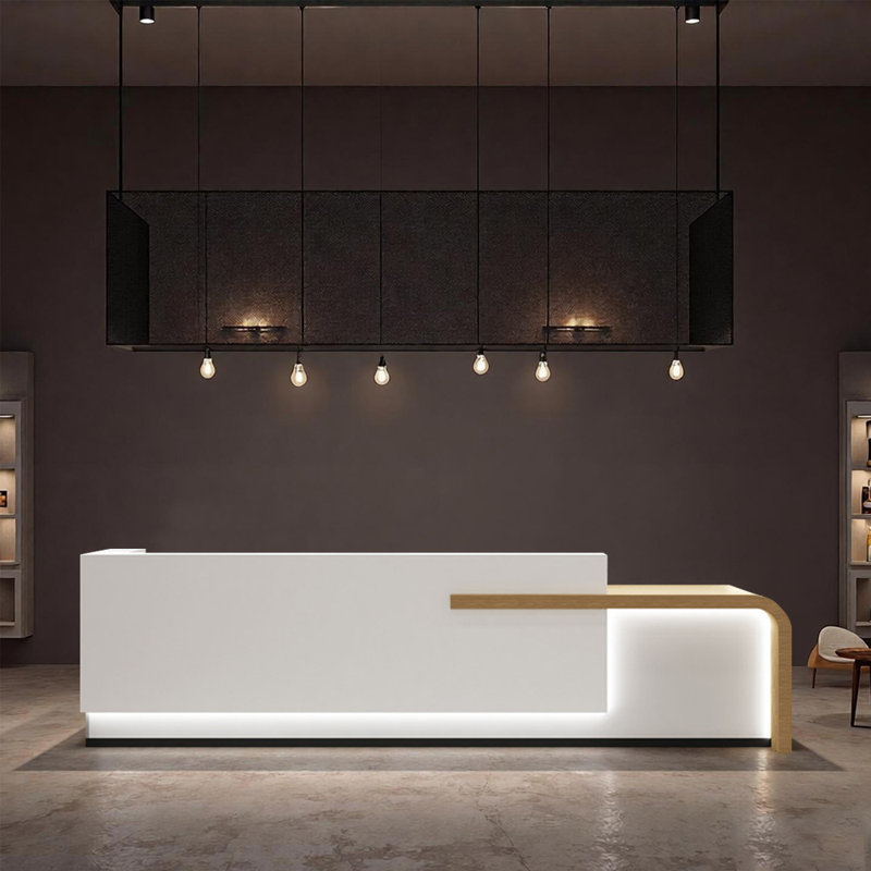Sleek Modern Colmenero – Functional Multi Use for Bars Lounges Pubs and Commercial Entertainment Spaces, White