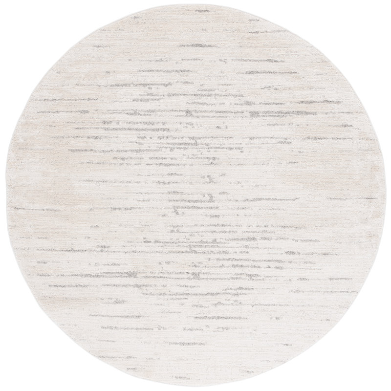 Allycia Performance Abstract Rug, Round 6'7"