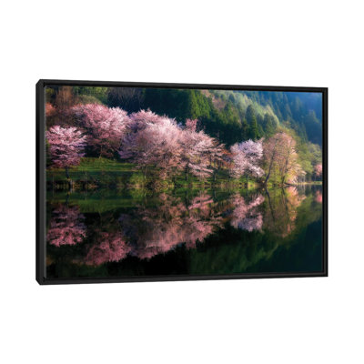 Another World by Takeshi Mitamura - Floater Frame Print on Canvas