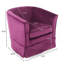 Chaise pivotante avec housse amovible
