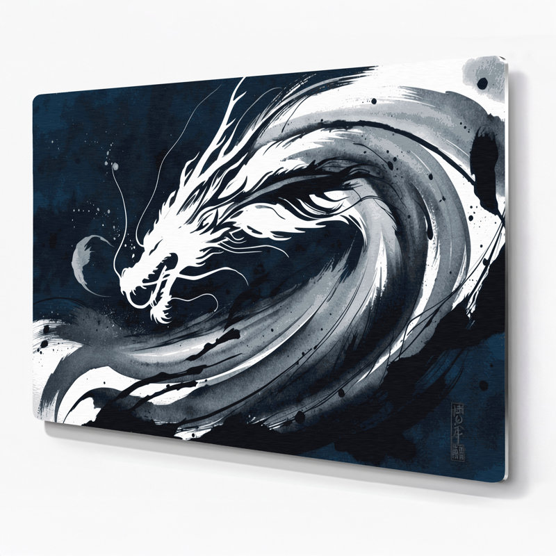 «Sci Fi Line art», silhouette de gris, art mural en métal, H 20 po x l 30 po