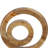 Warwick Mango Wood Circle Geometric Decorative Sculpture with Marble Stand