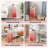 10 Drawer Rolling Storage Cart Organizer With 4 Universal Casters