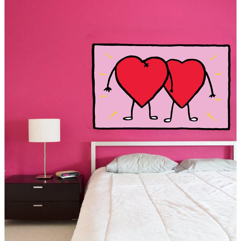 Adhésif décoratif Heart, H 33 po x l 52 po