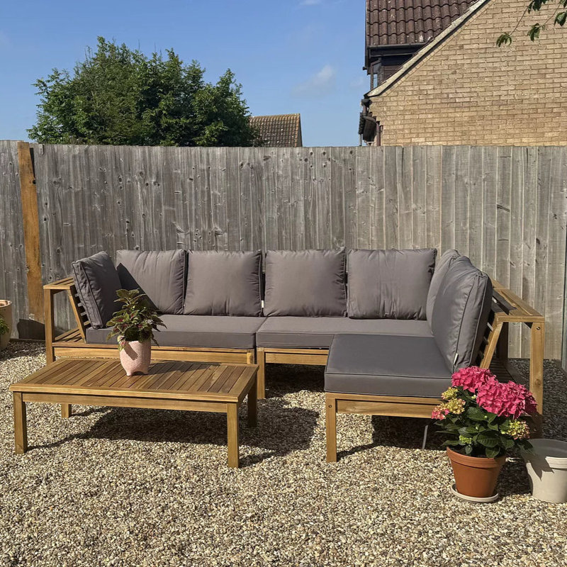 Collinward 240cm Wide Outdoor, Grey, No Umbrella