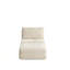 Monoplace avec 1 repose-pieds (beige)