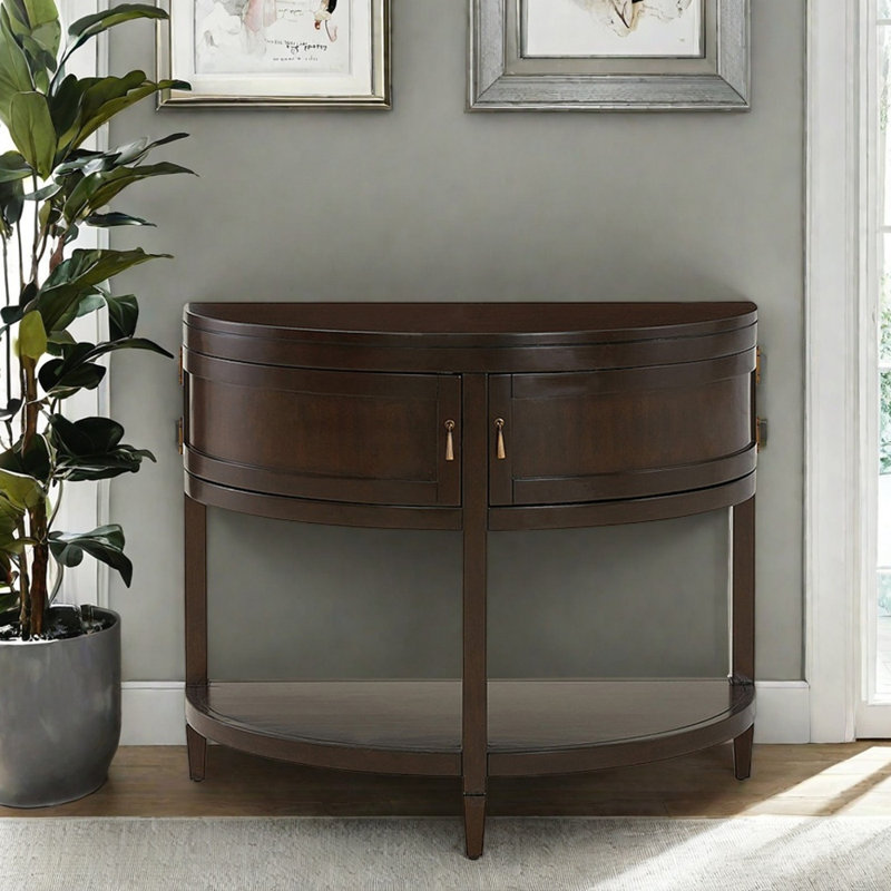 Console American Country Style, Marron foncé