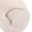 Chaise contemporaine beige avec pivotement à 360 ° et mousse pour une assise relaxante beige à 360 degrés-121084456