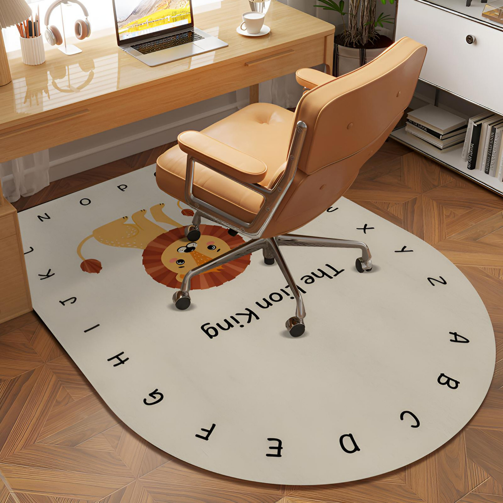 PURHOC Soft Chenille Arch Study Mat With Animal Motif | Wayfair