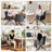 Modern Upholstered Dining Chairs Swivel Armchairs, Dining Room Chairs with Thick Cushion for Kitchen, Dining Room, Living Room-1735356395
