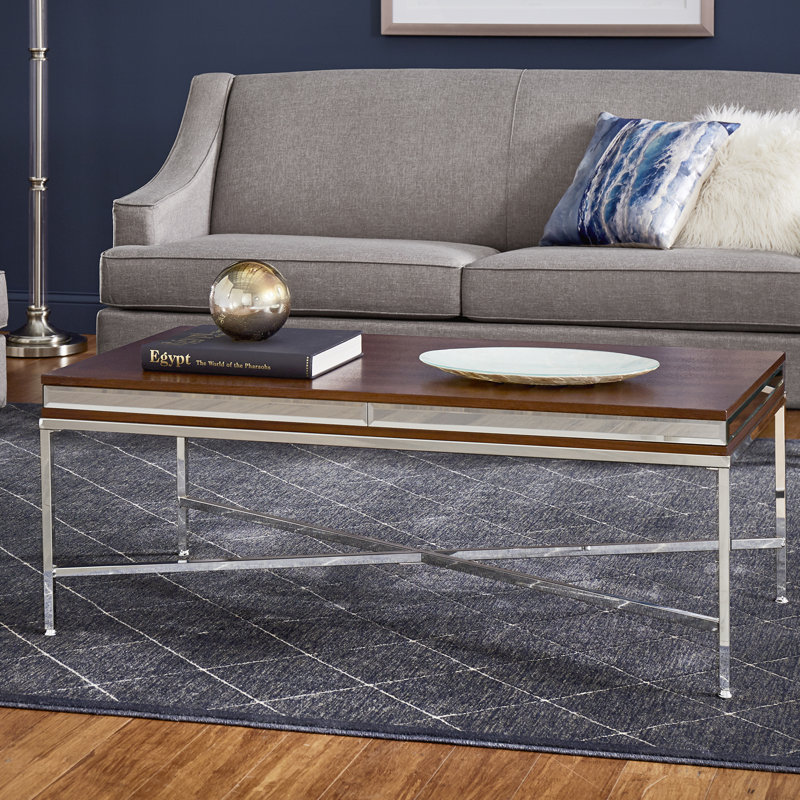 Table basse Lucien, Chrome