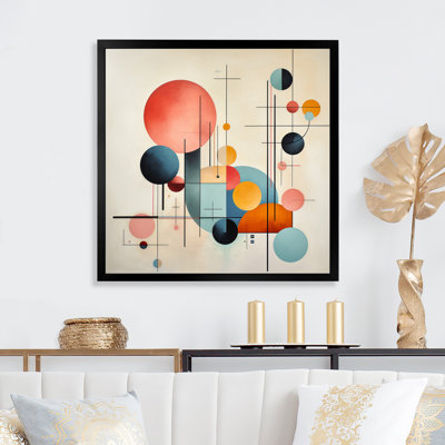 Syncronicities Midcentury Elegant Retro Art I - Abstract Midcentury Wall Art