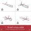 Sapin de Noël artificiel enneigé 6 pi avec branches réalistes, 61 pommes de pin et 800 pointes, arbre de Noël