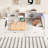 Twin Size Wood Platform Bed With Upholstered Headboard, Ample Storage, Charging Function, 7 - Color Led, Desk And White + Beige Cushion Of Multiple Station, Adjustable-1265011097