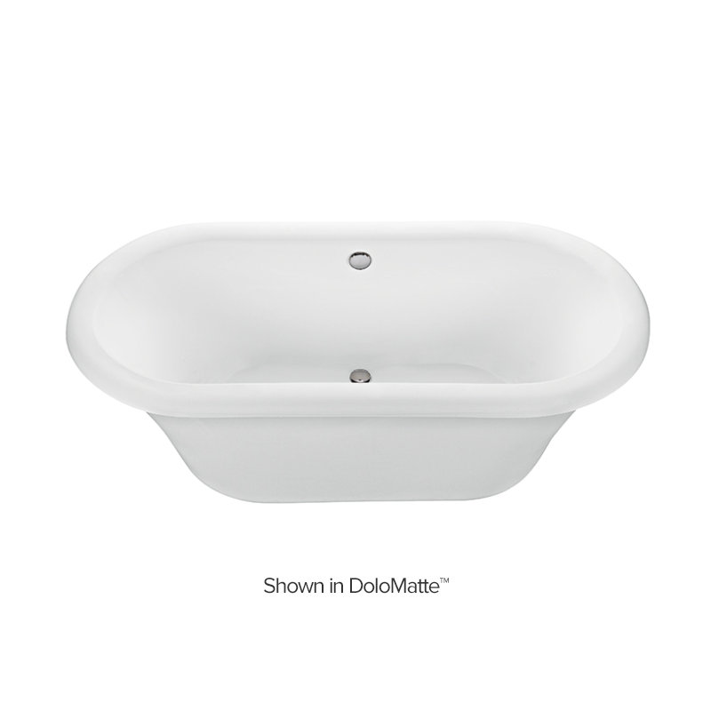 Melinda 1 71.25" Freestanding Air Bathtub, DoloMatte® Matte White