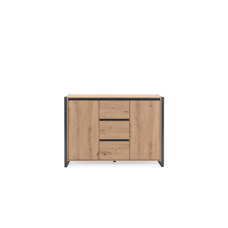 Crone 120 cm W Chest of 3 Drawers