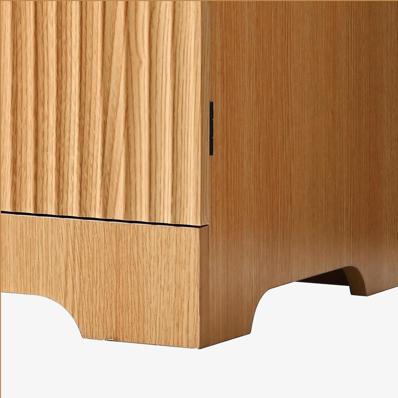 Grand garde-manger arqué de 72 po avec 8 tablettes de porte, armoires de rangement cannelées avec 3 tablettes réglables, tiroir caché, armoire polyvalente