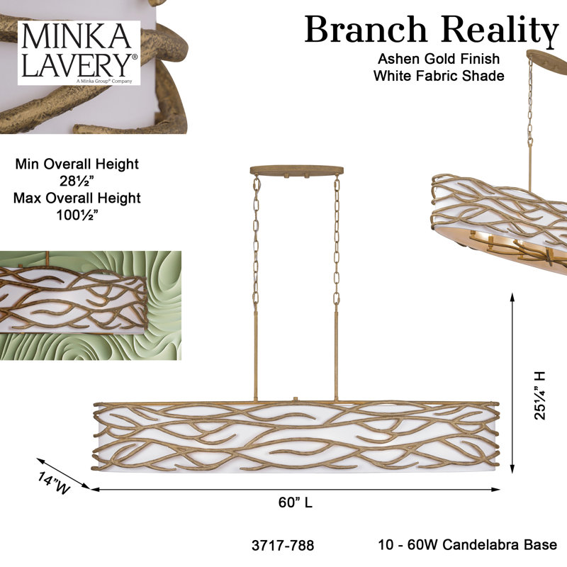 Branch Reality Chandelier