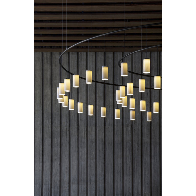 Cirio Circular L, 28 Lights, 255.3" H x 118.1" W x 118.1" D