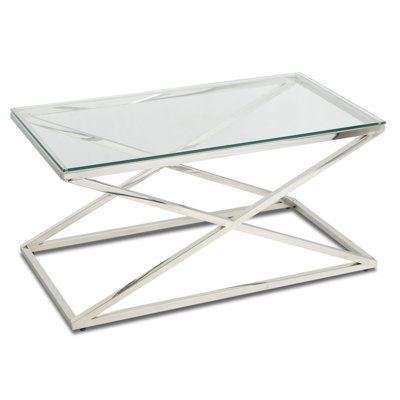 Demetrius Cross Legs Coffee Table