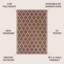 Tapis d'intérieur / extérieur espresso / taupe Hague-1377390460