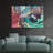 Stunning Tempered Glass Wall Art Painting, 27.6 x 39.4 inches | 100% Tempered Glass, Thickness: 0.16 inches | Elegant Home Decor for Living Room or Office, Durable & Easy to Clean, Perfect Gift Idea