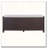 Rustic Storage Bench with 4 Rattan Doors, Adjustable Shelves, and Removable Cushion-1583239587