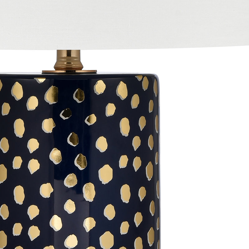 Lampe de table 1 lumière de 26 po de haut Signe - bleu marine
