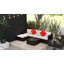 Wicker 4 - Person Modular Patio Conversation Set with Cushions-1634409802