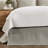 Burlap Dove Grey Tailored Bed Skirt-1422130324