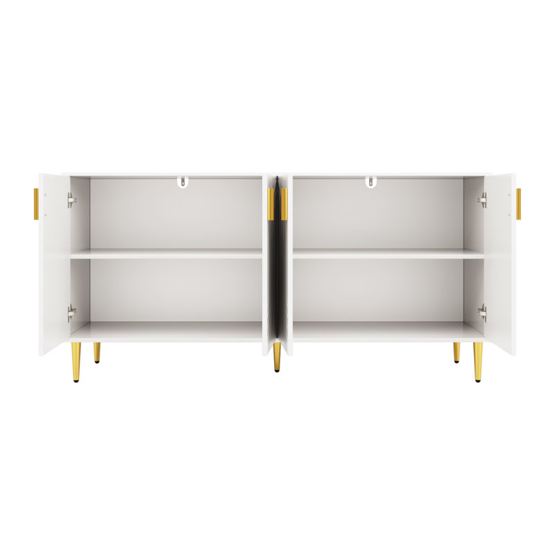152cm Sideboard, White