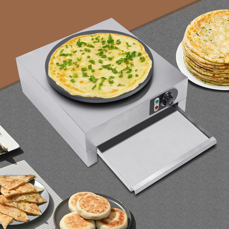 Crêpière électrique antiadhésive de 1500 W