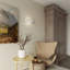Vega Ceramic Flush Mounted Sconce