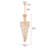 Sterns 38-Light Glam Flush Mount-23083915-23083910