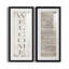 Cadre photo, ensemble d'art textuel sur papier