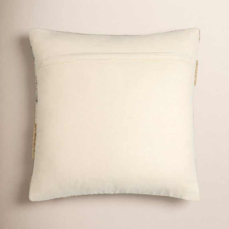 Housse de coussin carré en mélange de laine Sand Dunes, H 22 po x l 22 po