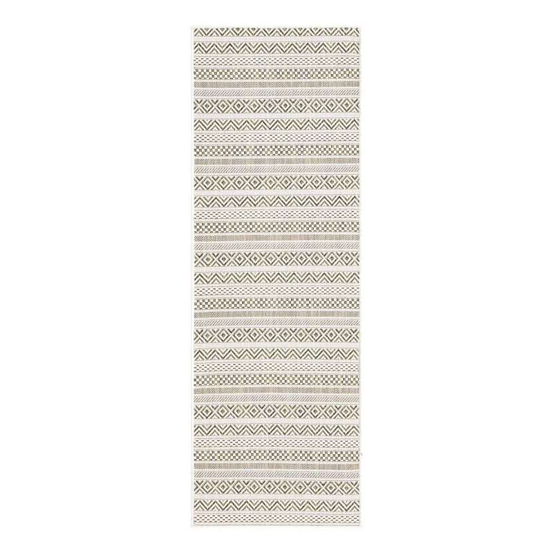 Striped Indoor / Outdoor Rug, Runner 2' x 6'
