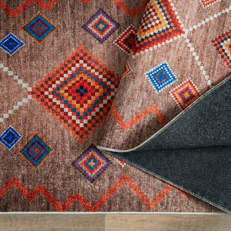 Tapis marocain Thambiah, Rectangle 3 pi 4 po x 6 pi 7 po