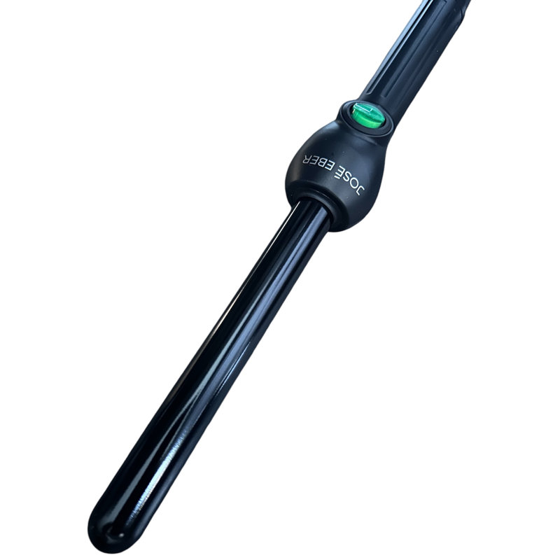 Jose Eber: Clipless Curling Iron .75" (19mm) - Black - Professional Tourmaline Ceramic Barrel, Wand Styling Tool, Ion Technology, Heat Resistant Glove
