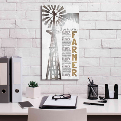 «Born to be a Farmer» par Marla Rae, estampe numérique sur toile