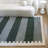 Caproni Grey Transitional Striped Area Rug-701690391