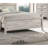 White Washed Full Size Bed With Headboard Shelves And Lighting, Contemporary Bedroom Furniture, Button Acrylic Buttons, Simple Assembly , Paper Veneer,