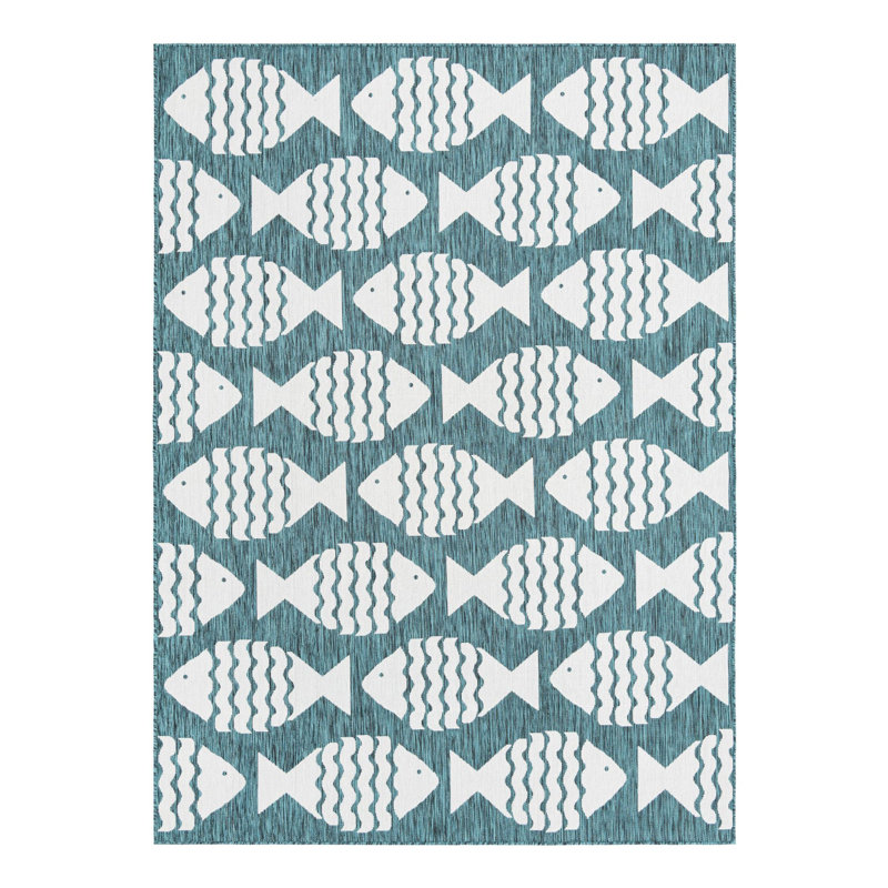 Indoor / Outdoor Rug, Rectangle 7'1" x 10'