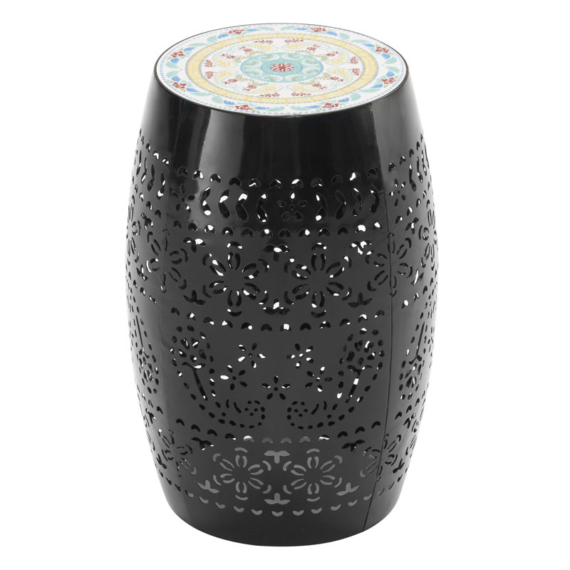 Ruby12" Side Table - （Only Include Table), Black