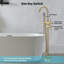 Single-lever floor-mounted bathtub faucet-124758277