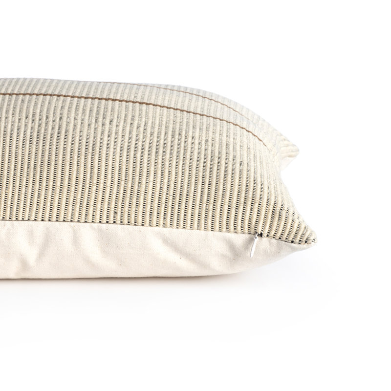 HANDWOVEN MERIDO Pillow Cover & Insert, 14" x 20", Rectangular
